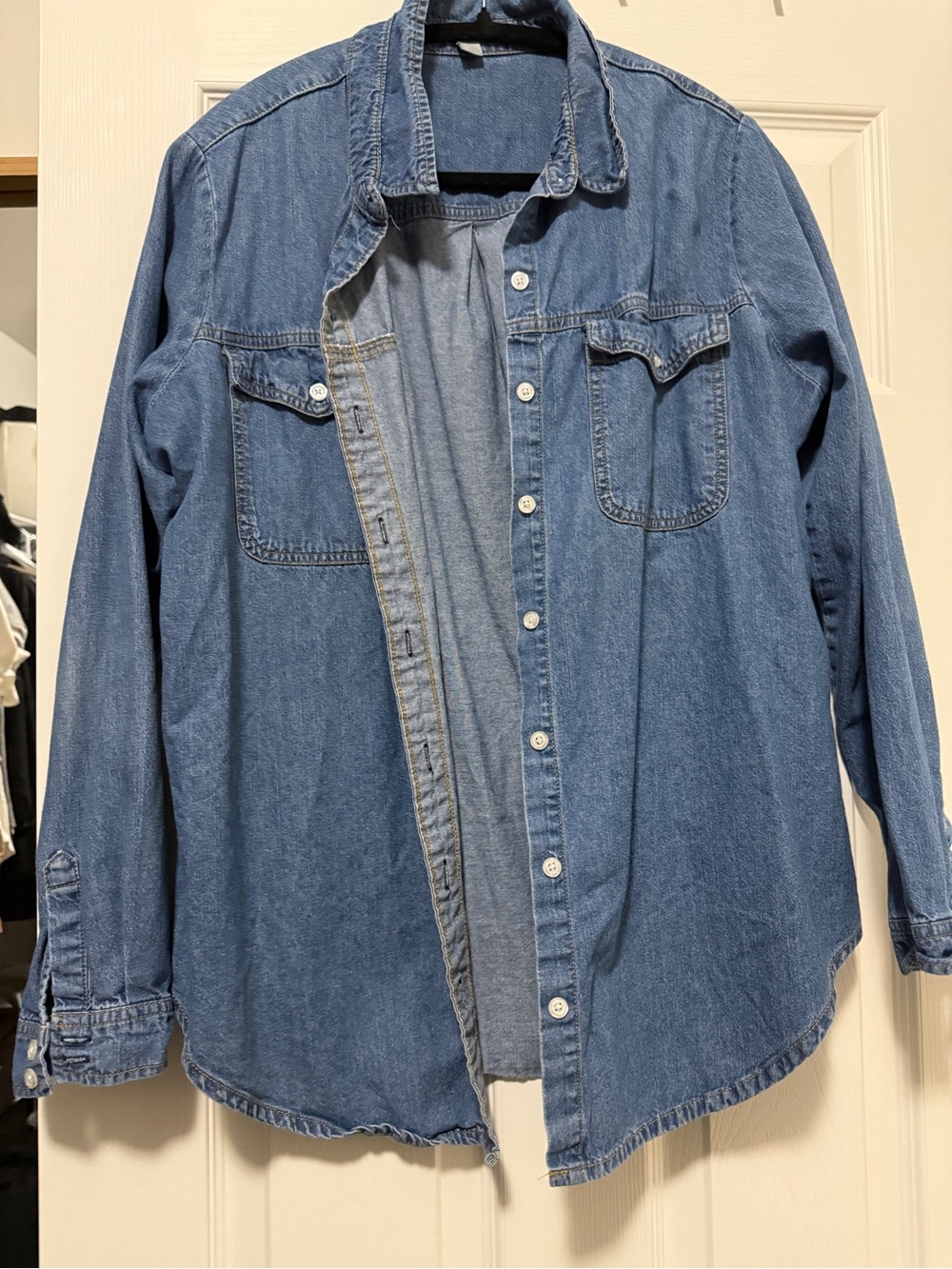 Charlotte Russe Classic Blue Denim Shirt Jacket